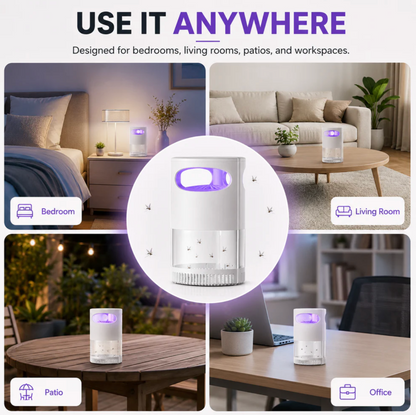 🦟SUMMER HOT SALE 50% OFF! 🔇UV Mosquito Killer Lamp – quiet, USB, chemical! 🌙
